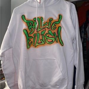 BILLIE EILISH GRAFFITI HOODIE (FROM OFFICIAL BILLIE STORE)